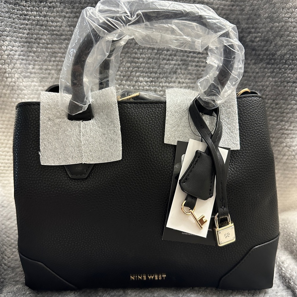 Nine West Brooklyn Black Handbag